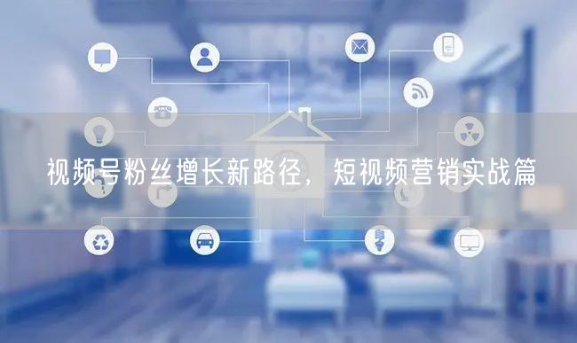 视频号粉丝增长新路径，短视频营销实战篇