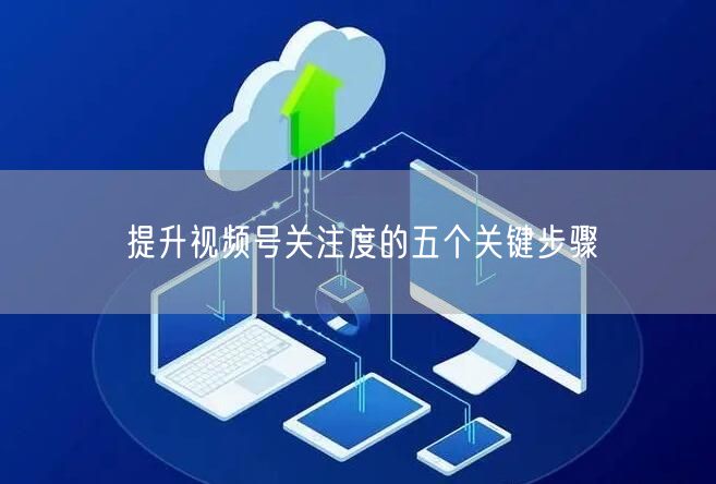 提升视频号关注度的五个关键步骤