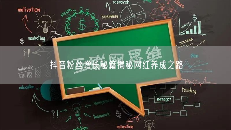 抖音粉丝增长秘籍揭秘网红养成之路